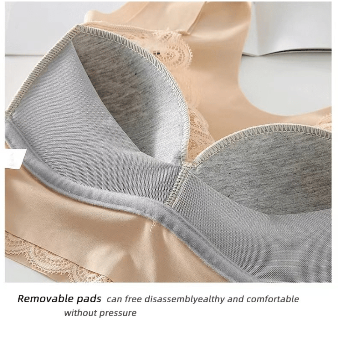🔥Last Day Buy 1 Get 2 Free😍-Seamless Wireless Lace Push-Up Bra
