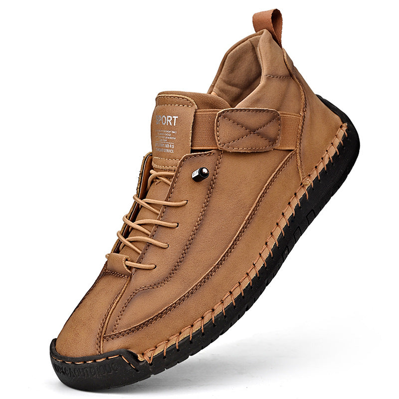 Men's Handmade Leather Orthopedic Comfortable Shoes