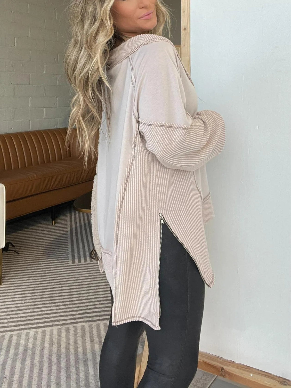 Women's V-Neck Loose Long Sleeve Top (Buy 2 Get Free Shipping)