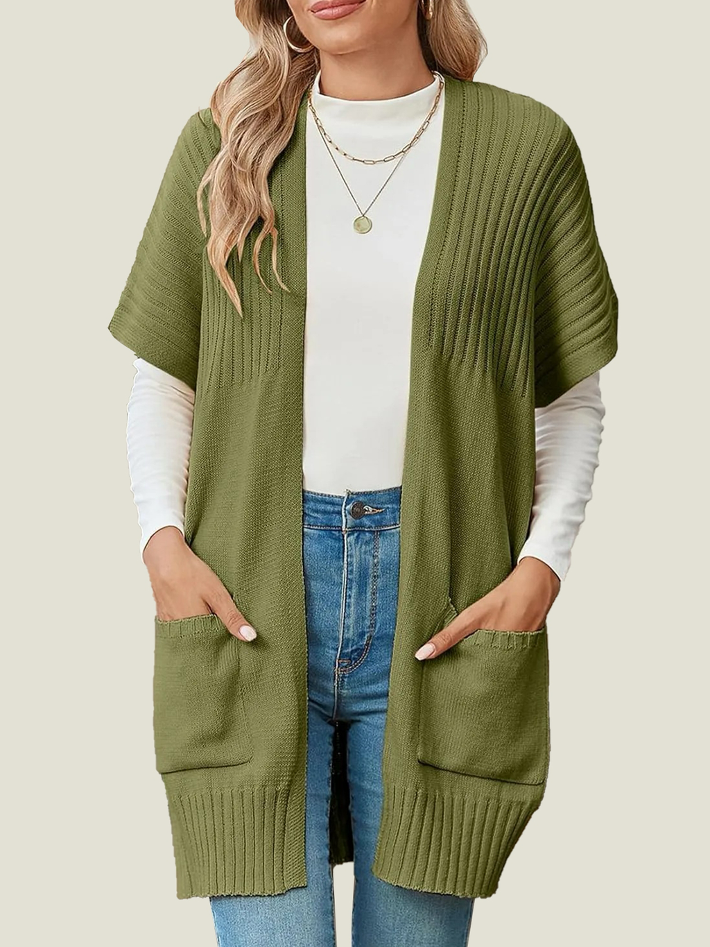 Women's Lightweight Short Sleeve Knitted Cardigan (Buy 2, Get Free Shipping)