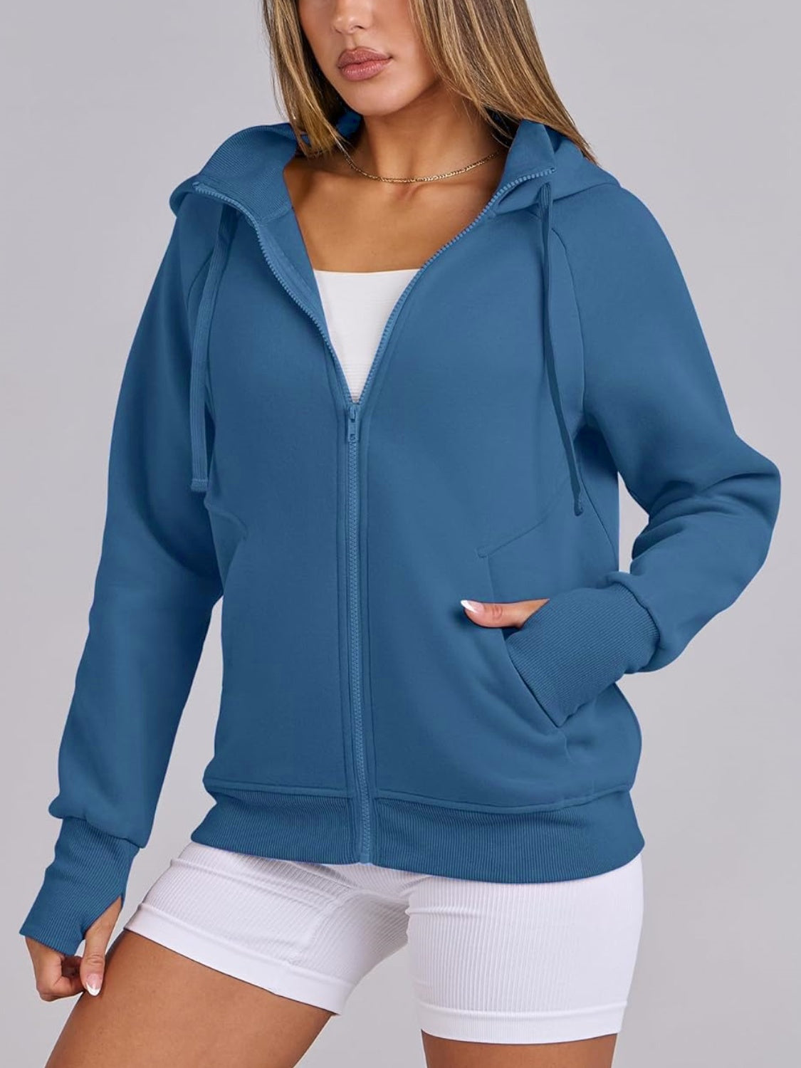 Women's Zip Up Drawstring Hoodie (Buy 2, Get Free Shipping)