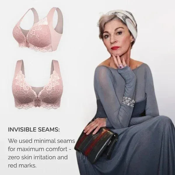 💕Buy 1 Get 1 Free💕 Front Closure 5D Shaping Push-Up Comfy Wireless Bra