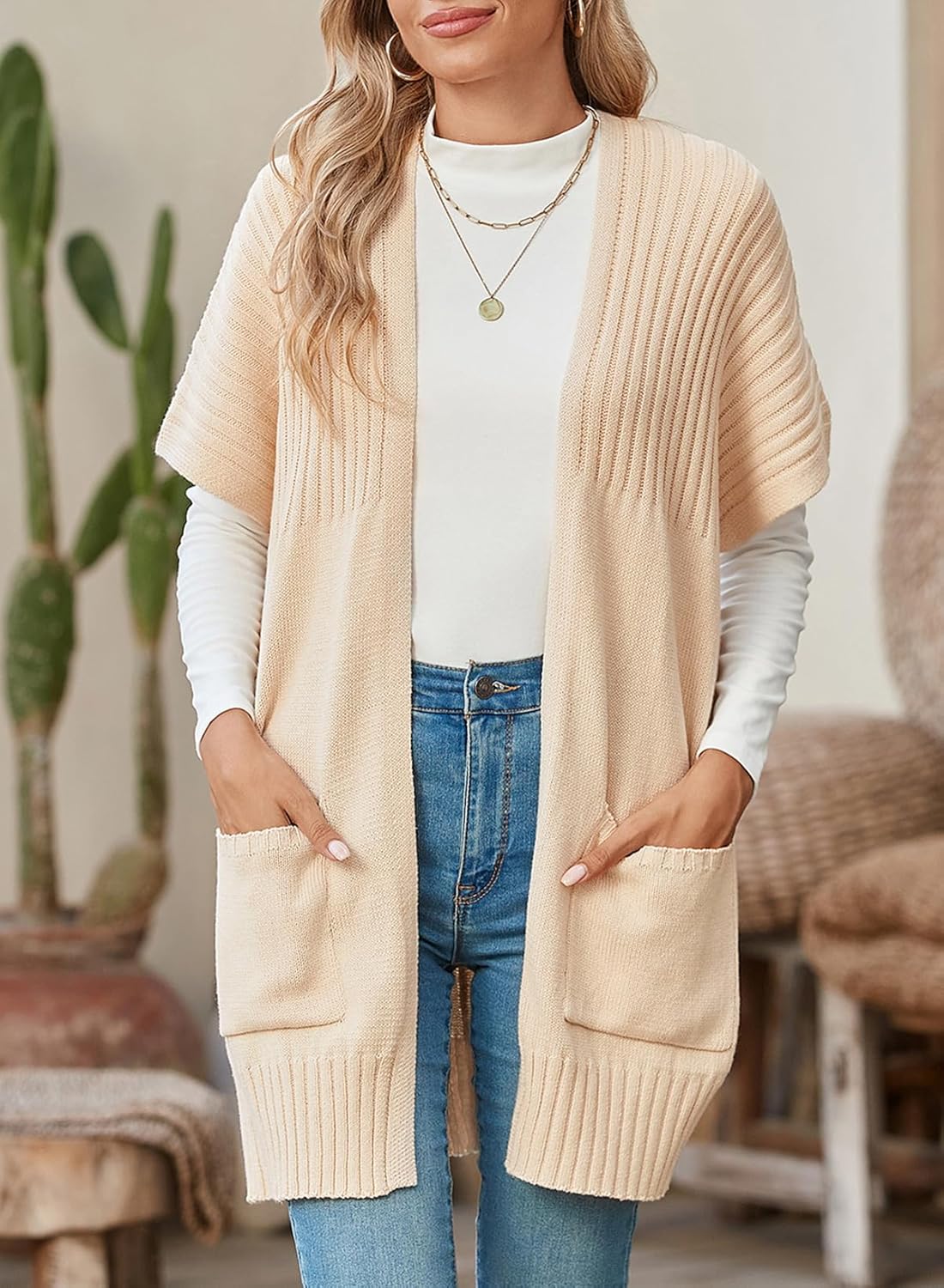 Women's Lightweight Short Sleeve Knitted Cardigan (Buy 2, Get Free Shipping)