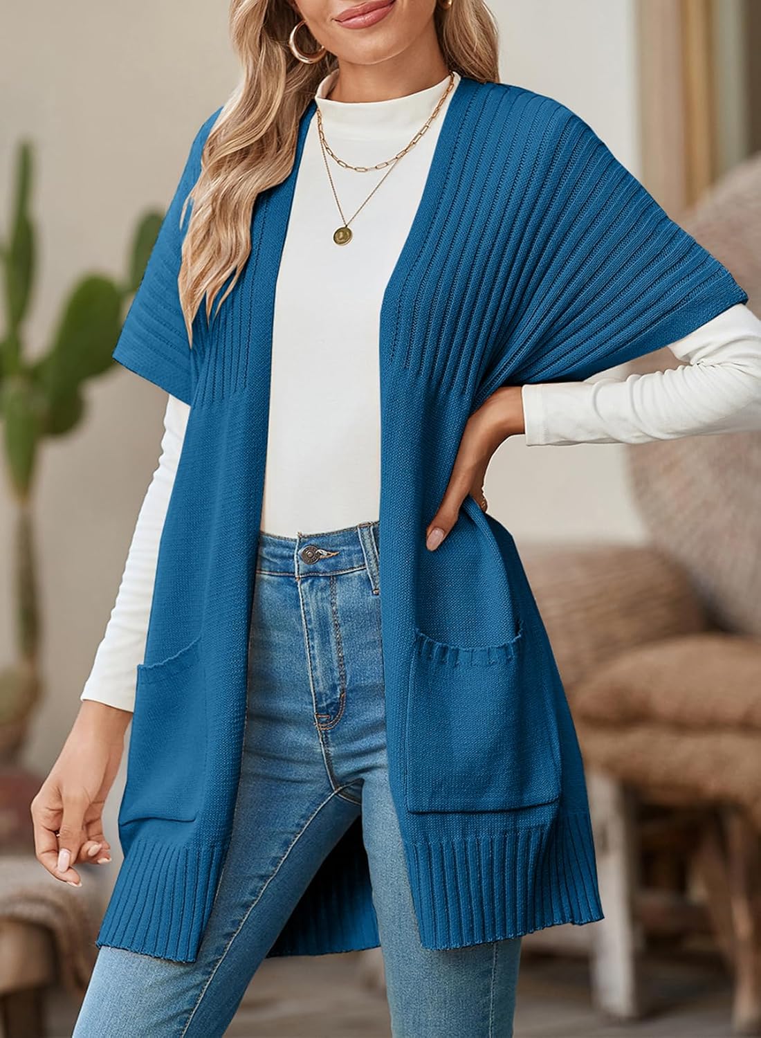 Women's Lightweight Short Sleeve Knitted Cardigan (Buy 2, Get Free Shipping)