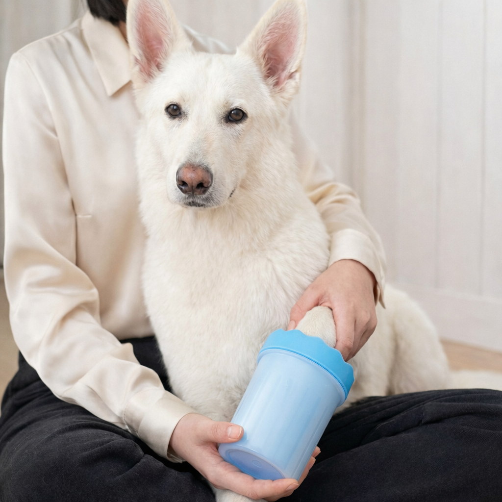 Pet Paw Cleaner (Cup with Silicone Brush)