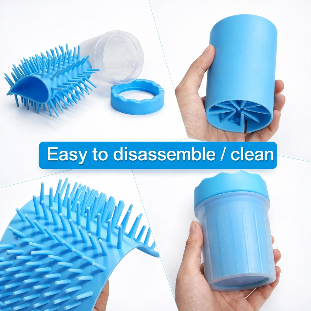 Pet Paw Cleaner (Cup with Silicone Brush)