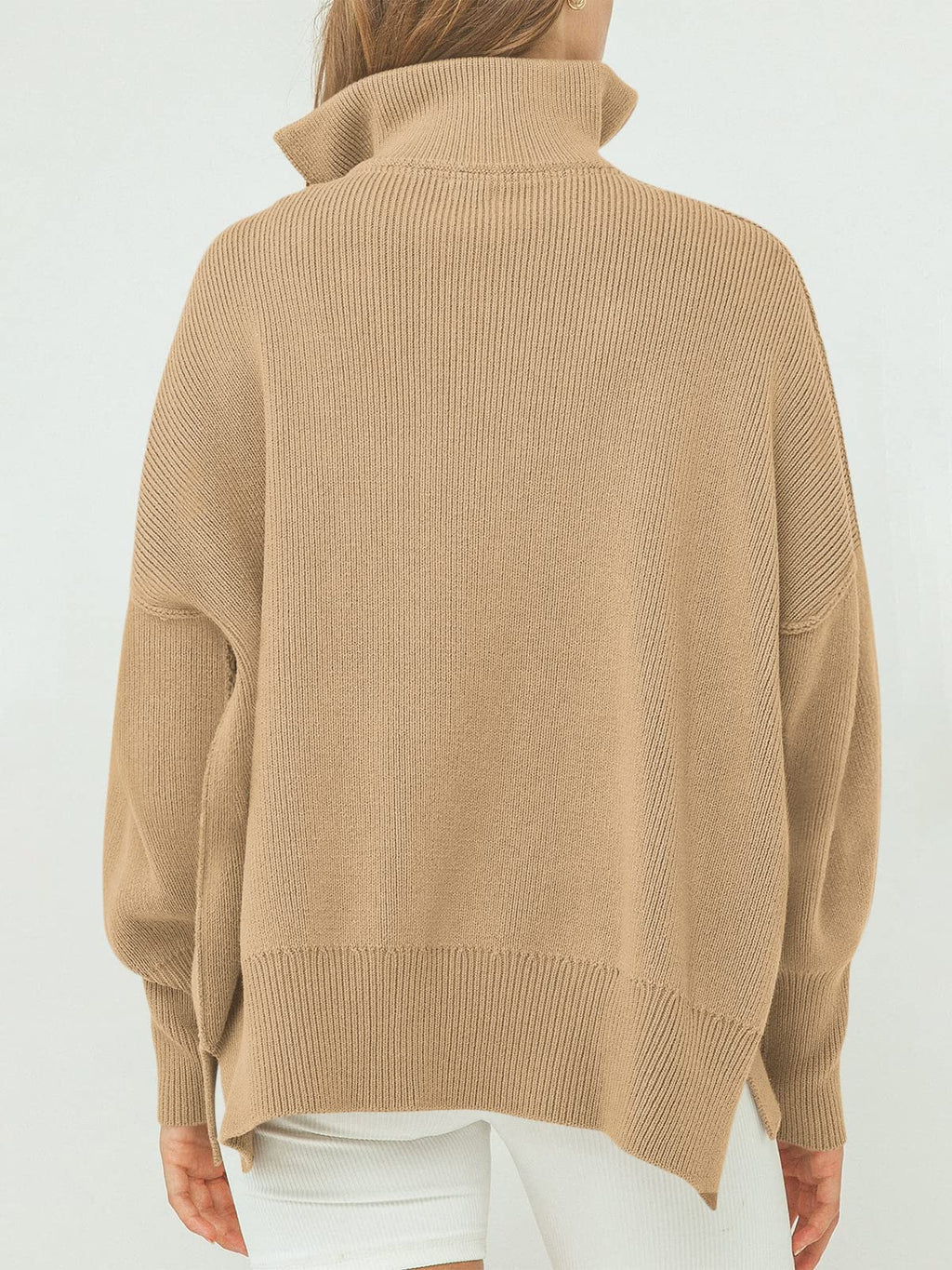 Women's Oversized Quarter Zip Pullover Sweater (Buy 2, Get Free Shipping)