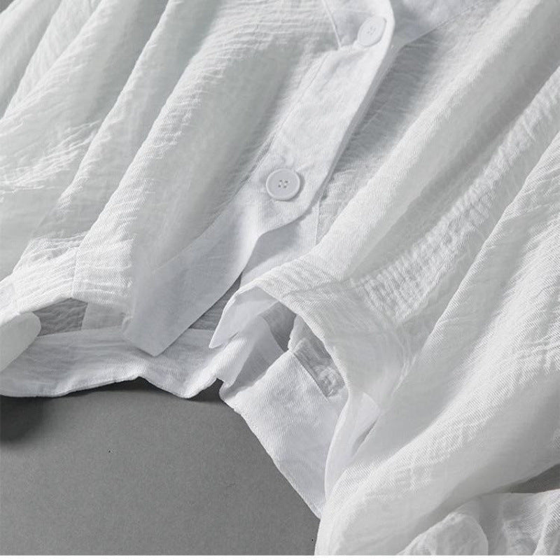 Shuhui - Premium Linen Blouse